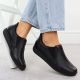 10. Damen-Lederschuhe mit Keilabsatz, schwarz, Rieker 47253-00