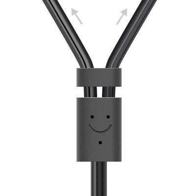 3. Ugreen AV102 10513 Kabel 3,5 mm Miniklinke (männlich) / 2RCA (männlich) 5 m – grau