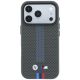 3. BMW M Quadrille Kevlar Dreifarben-Print-Lines MagSafe Hülle für iPhone 18 Pro / 17 Pro - Dunkelgrau