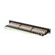 17. LANBERG Patchpanel, 24 Ports, 1 HE, 19" CAT.6A FTP, Schwarz, PPSA-1024-B