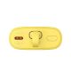 5. Baseus Popsicle 5200mAh 20W Powerbank mit integriertem Lightning Kabel (+ weißes Baseus Simple USB-C - USB-C 60W/20V/3A/30cm Kabel) - Gelb-Pink
