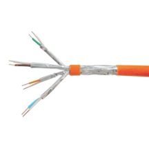 Installation Cat7 S/FTP 4P23 Kabel 200,00 m Orange LSZH