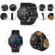 11. Gravity GT21-3 Smartwatch + Schwarzes Silikonarmband