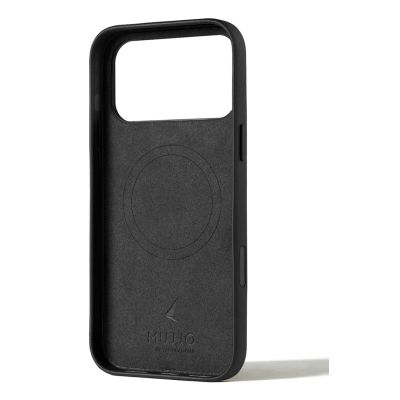 2. Mujjo Wallet Lederhülle - Lederhülle für iPhone 17 Pro Max, kompatibel mit MagSafe (schwarz)