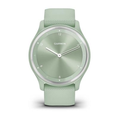 2. Garmin Vivomove Sport 40mm Agave Mint Silikonuhr