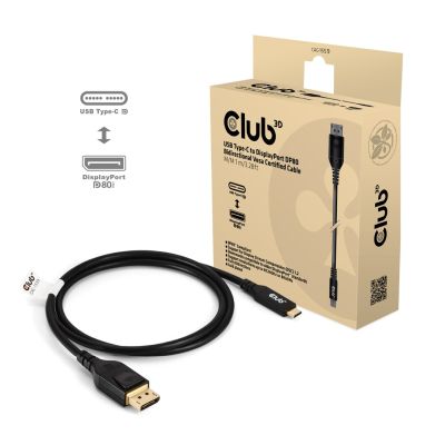 2. USB-C auf DP 1M/M/M CAC-1559 Club3D Kabel