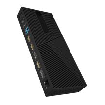 ICY BOX IB-DK2246AC Kabelgebundener USB 3.2 Gen 2 (3.1 Gen 2) Typ-A Schwarz