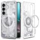 2. Spigen Ultra Hybrid Mag MagSafe Hülle für Samsung Galaxy S26 Zero One – Transparent und Weiß