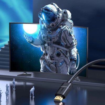 12. Baseus-Kabel HDMI 2.0-Kabel 4K 30 Hz 3D HDR 18 Gbps 8 m schwarz (CAKGQ-E01)