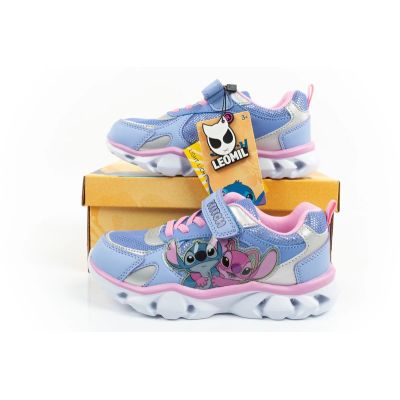 19. Leomil Stitch Kinder Sportschuhe Leichte Sneakers mit Klettverschluss LED