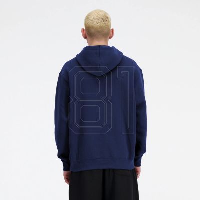 3. New Balance Sweatshirt mit kleinem Logo, Französisch, NNY M, MT41508NNY