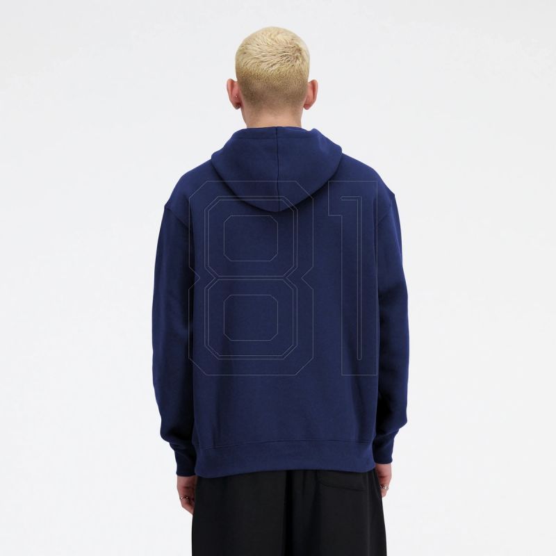 3. New Balance Sweatshirt mit kleinem Logo, Französisch, NNY M, MT41508NNY
