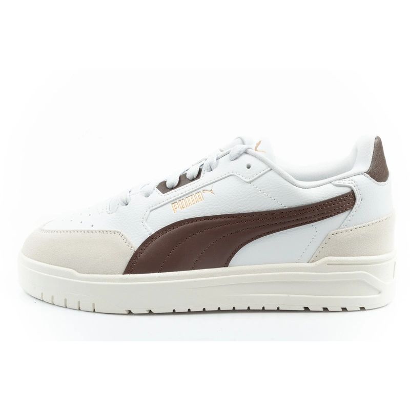 2. Puma Herren-Sportschuhe Shuffle Sneaker, leicht, bequem, modisch, beige