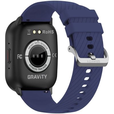 11. Smartwatch Gravity Schwarzes Armband + Armband GT43-5