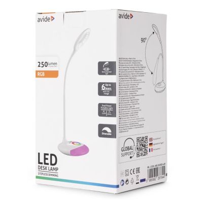 4. Avide ABLDLRGB-4W LED-Tischleuchte Weiß