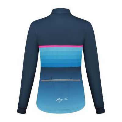 2. Rogelli IMPRESS II Damen-Sweatshirt blau-rosa XS