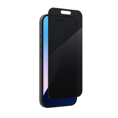 ZAGG InvisibleShield Glass Elite Privacy 360 - Sichtschutzglas für iPhone 15/16 (4 Richtungen)