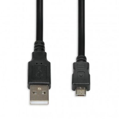 IBOX USB 2.0 A/B MICRO 1,8M Kabel IKU2M18 (USB 2.0 Typ A - USB 2.0 Typ A; 1,8 m; schwarz)