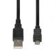 IBOX USB 2.0 A/B MICRO 1,8M Kabel IKU2M18 (USB 2.0 Typ A - USB 2.0 Typ A; 1,8 m; schwarz)