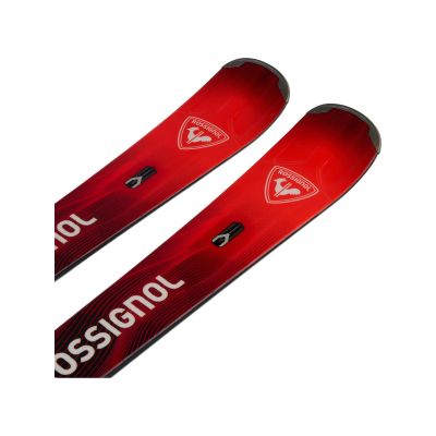 3. Rossignol Hero MT Ti C.A.M. Skier + LOOK NX 12 Konect GW B80 Silver Red Bindings