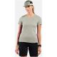 2. Damen-T-Shirt Odlo F-DRY Crew Neck, Kurzarm, grau