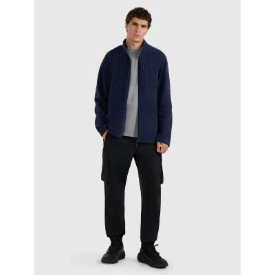 6. Herren-Fleecejacke mit Stehkragen, Regular Fit 4F 4FRMM00TFLEM435-31S