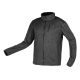 Outdoor-Sweatshirt mit Reißverschluss, Piqué, grau, Größe S