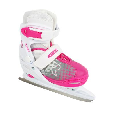 8. Roces Jokey Ice X Schlittschuhe weiß und rosa 450746 001