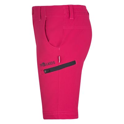 6. Kinder Zip-Off-Hose für Jungen/Mädchen Trollkids Kids Kjerag Zip-Off Pants rubine/anthracite (177-405)