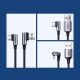 6. Ugreen Winkelkabel USB - USB Typ C Quick Charge 3.0 QC3.0 3 A 2 m grau (US176 20857)