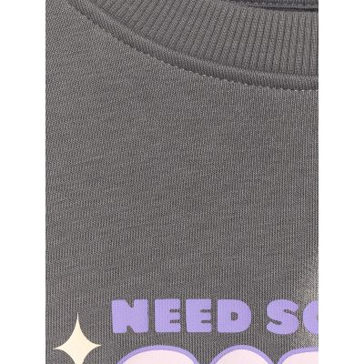 6. Oversized Sweatshirt ohne Kapuze für Mädchen 4F 4FJRAW25TSWSF2438-22S