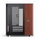 14. Jonsbo TK-0 PC-Gehäuse, Mini-Tower, Mini-ITX, gehärtetes Glas, Holz – schwarz