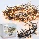 BATTERIEBETRIEBENE LICHTERKETTE FÜR DEN WEIHNACHTSBAUM, 192 LEDS, TIMER, WARMWEISS