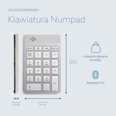 36. R-Go Tastatur Nummernblock Break Bluetooth take