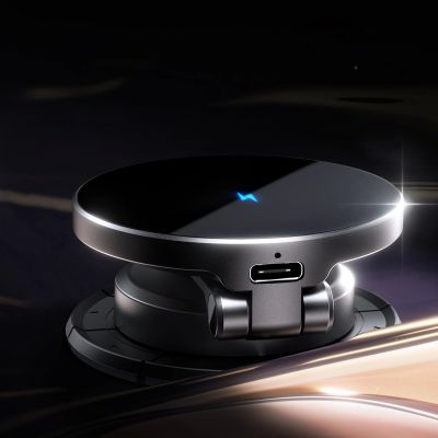 9. Joyroom JR-ZS408 Magnethalterung mit 15W induktivem Ladegerät für Auto-Cockpit – Schwarz