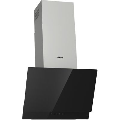 GORENJE WHI649EXBG Wandhaube, schwarzer Kamin, Edelstahl