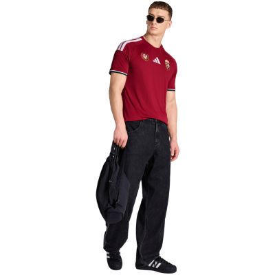 6. adidas Ungarn 26 Heimtrikot Offizielles Burgunderrot JZ6975
