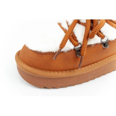 15. D.Franklin Damen Winter Schneestiefel Modische Fellfütterung Braune Stiefeletten