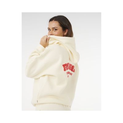 6. Damen RIP CURL Surf Puff Heritage Hoodie Beige