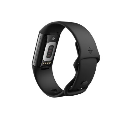 5. Fitbit Charge 6 Aktivitätstracker mit Silikonarmband, Obsidian, Bluetooth, NFC, 37,64 g
