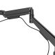 7. Hama 00220907 Monitorhalterung/Ständer 88,9 cm (35") Schreibtisch Schwarz