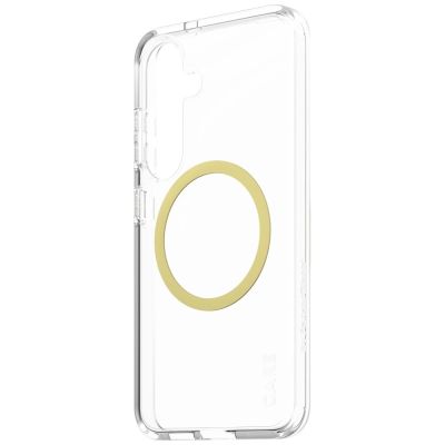 3. CARE by PanzerGlass Flaggschiff Urban Combat Chardonnay QI Hülle für Samsung Galaxy S25 – Transparent