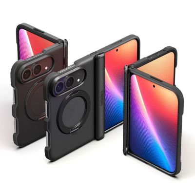 4. Spigen Slim Armor Pro S Magsafe Hülle für iPhone Duo – Schwarz