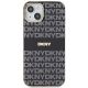 3. DKNY IML Mono & Stripe MagSafe Hülle für iPhone 15/14/13 – Schwarz