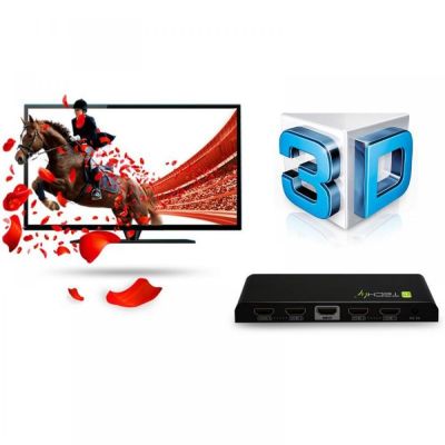 5. Techly IDATA HDMI-4K4 4x HDMI TV-Splitter
