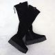 2. Schwarze Wildleder-Plateau-Stiefel für Damen, Big Star SS274264