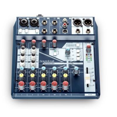 Soundcraft Notepad-8FX – Analoges Mischpult, Effektprozessor