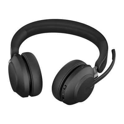 9. Jabra Evolve2 65 UC Stereo USB-C Link380c Kabelloser Over-Ear-Kopfhörer + Ständer