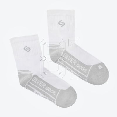 Inmove Athletic D.Silver M Socken INMOVEATHLETICD.SILVER Weiß/Grau