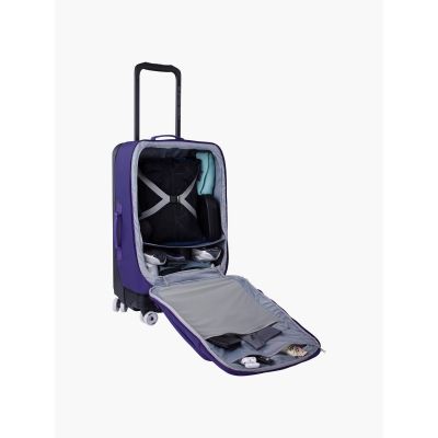 5. EVOC 4-Rad-Trolley 100 Koffer violett/schwarz